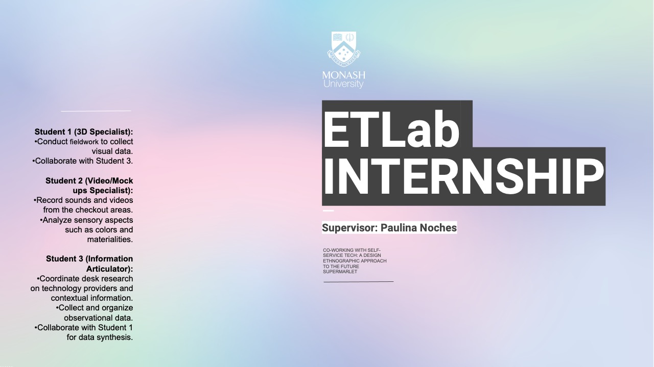 Design Internship – ADA3406/5406